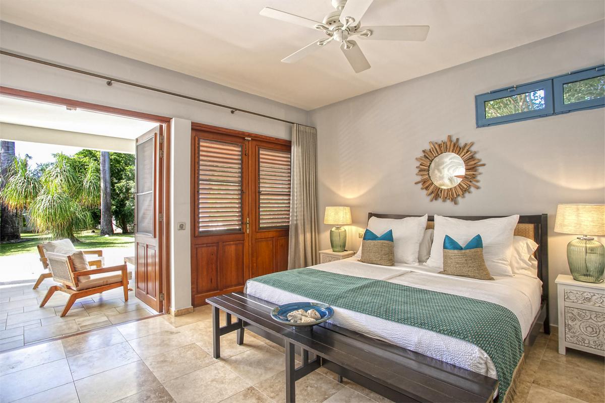 28-LesPalmiersBleus_Bedroom3_Location villa avec piscine terres basses saint martin